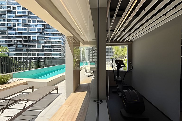 Studio Luxuoso, 200 metros do Metrô Vila Madalena!