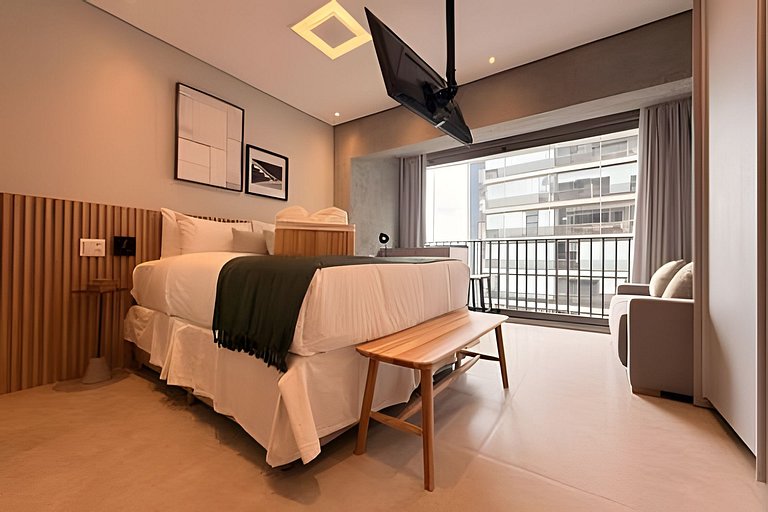 Studio a Poucos Passos da Estação Vila Madalena!