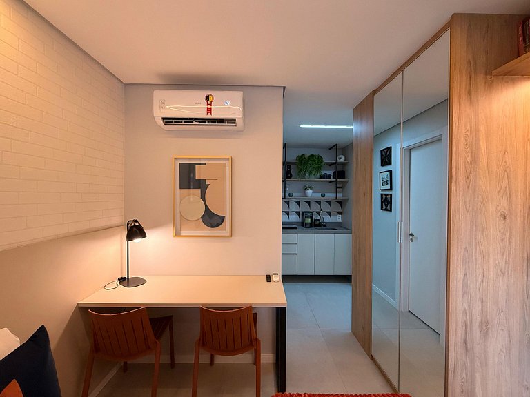 Studio Elegante a 200 metros do Metrô Vila Madalena