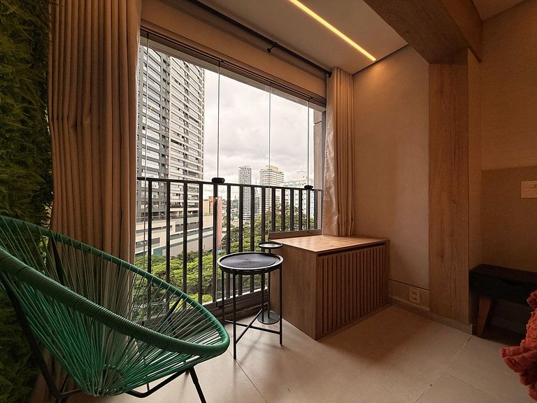 Studio Elegante a 200 metros do Metrô Vila Madalena